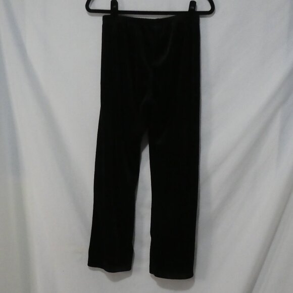 Unbranded | small | Black Velour Relaxed Fit Loungewear Pants - Picture 2 of 16